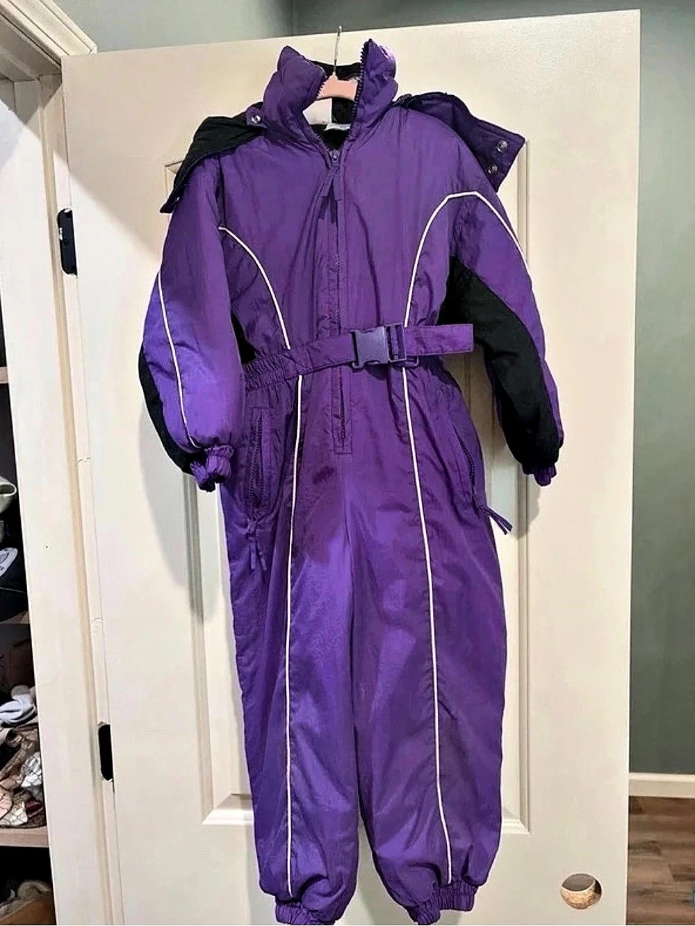 Vintage New Moves Purple & Black Size 5 Snowsuit